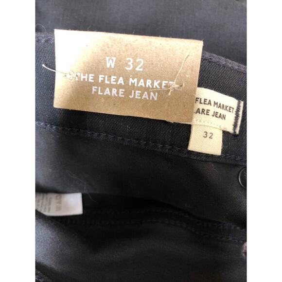 Madewell The Flea Market Flare Jean High Rise  Black NWT 32 - Picture 5 of 7